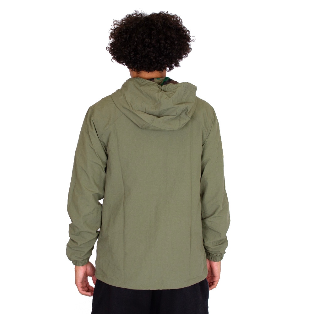 Classic Oregon O, Nike, Green, Coat/Jacket, Nylon, Men, Snap Front, Military, 2024, Lightweight, 812186